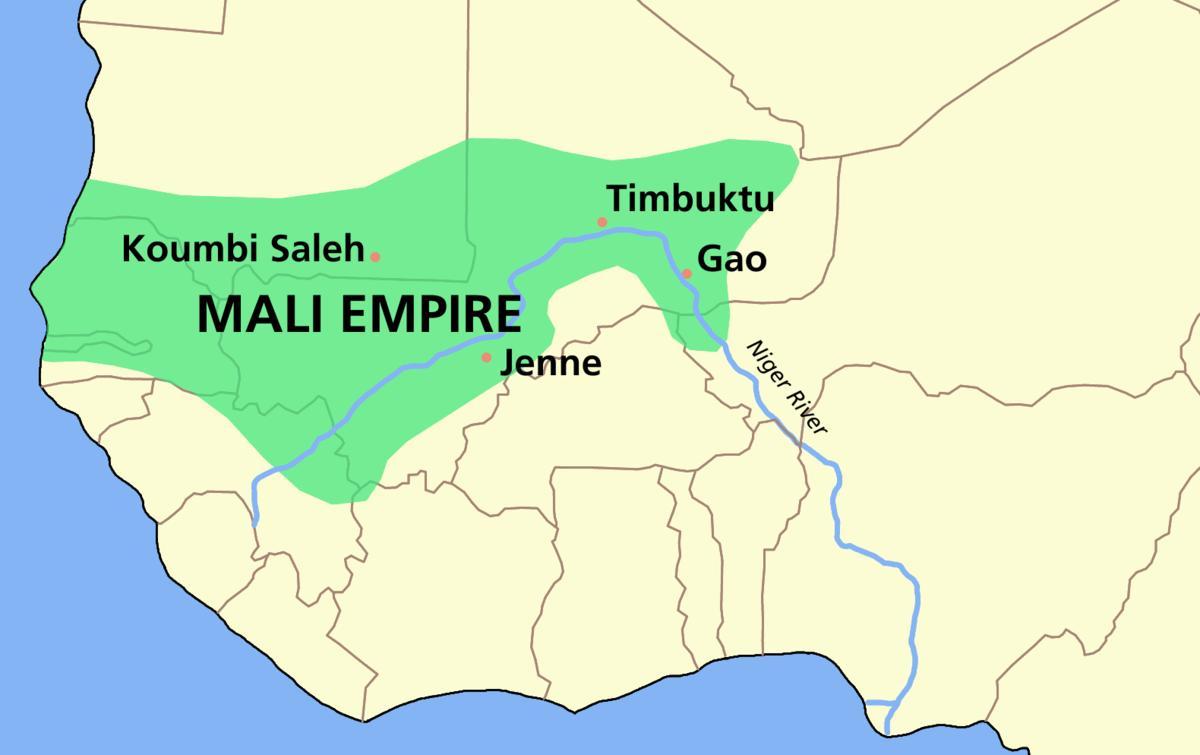 Zemljevid stari Mali
