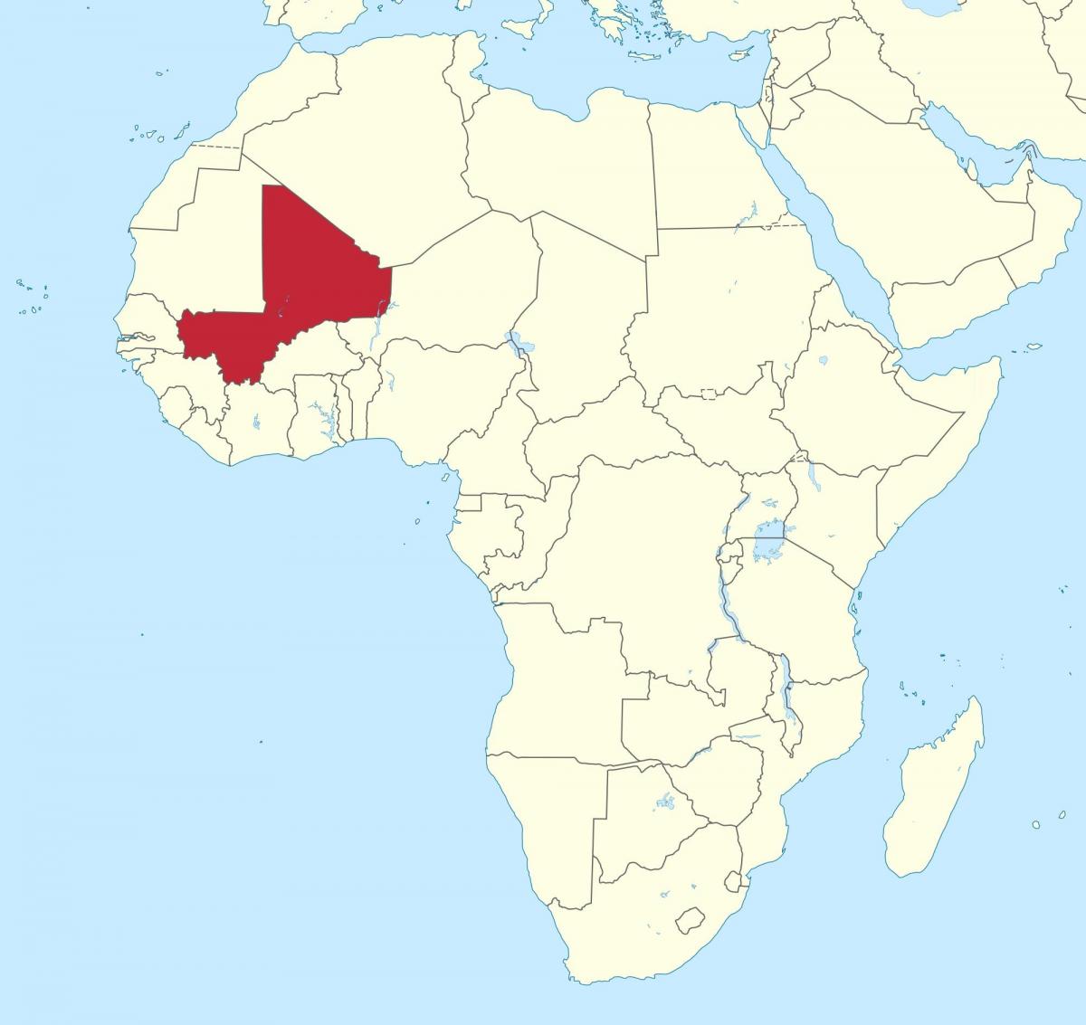 Mali lokacijo na zemljevidu sveta